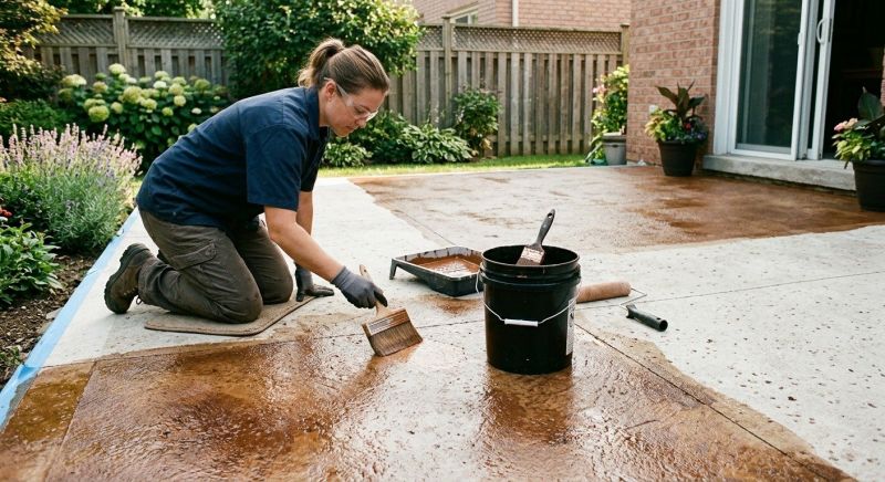 Cement Staining in Corpus Christi, TX