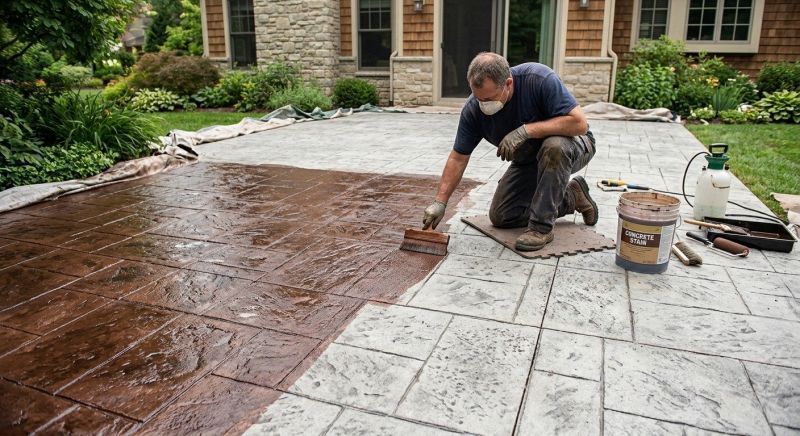 Concrete Patio Finishing in Dallas, TX