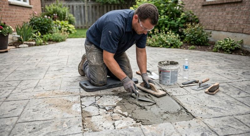Decorative Concrete Repair in Kalamazoo, MI
