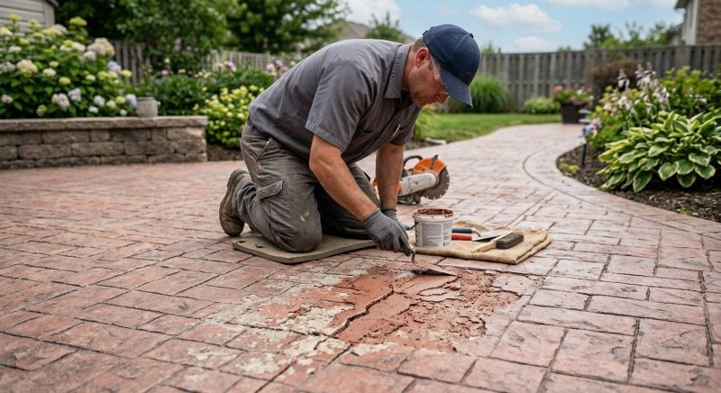 Decorative Concrete Repair in Venice, FL