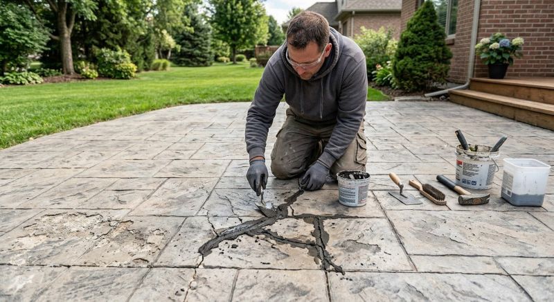 Decorative Concrete Repair in Staten Island, NY