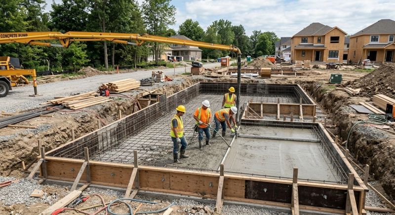 House Foundation Installation in Fort Wayne, IN