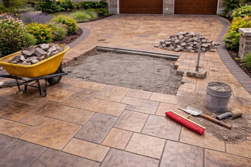 Stamped Cement Installation in Frisco, TX