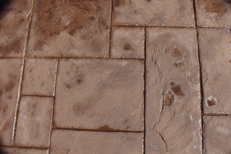 Stamped Concrete Installation in Frisco, TX